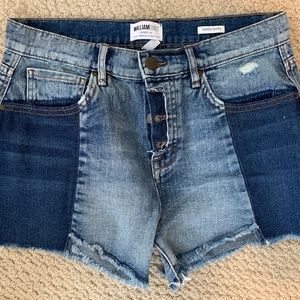 Multi Color Denim Shorts